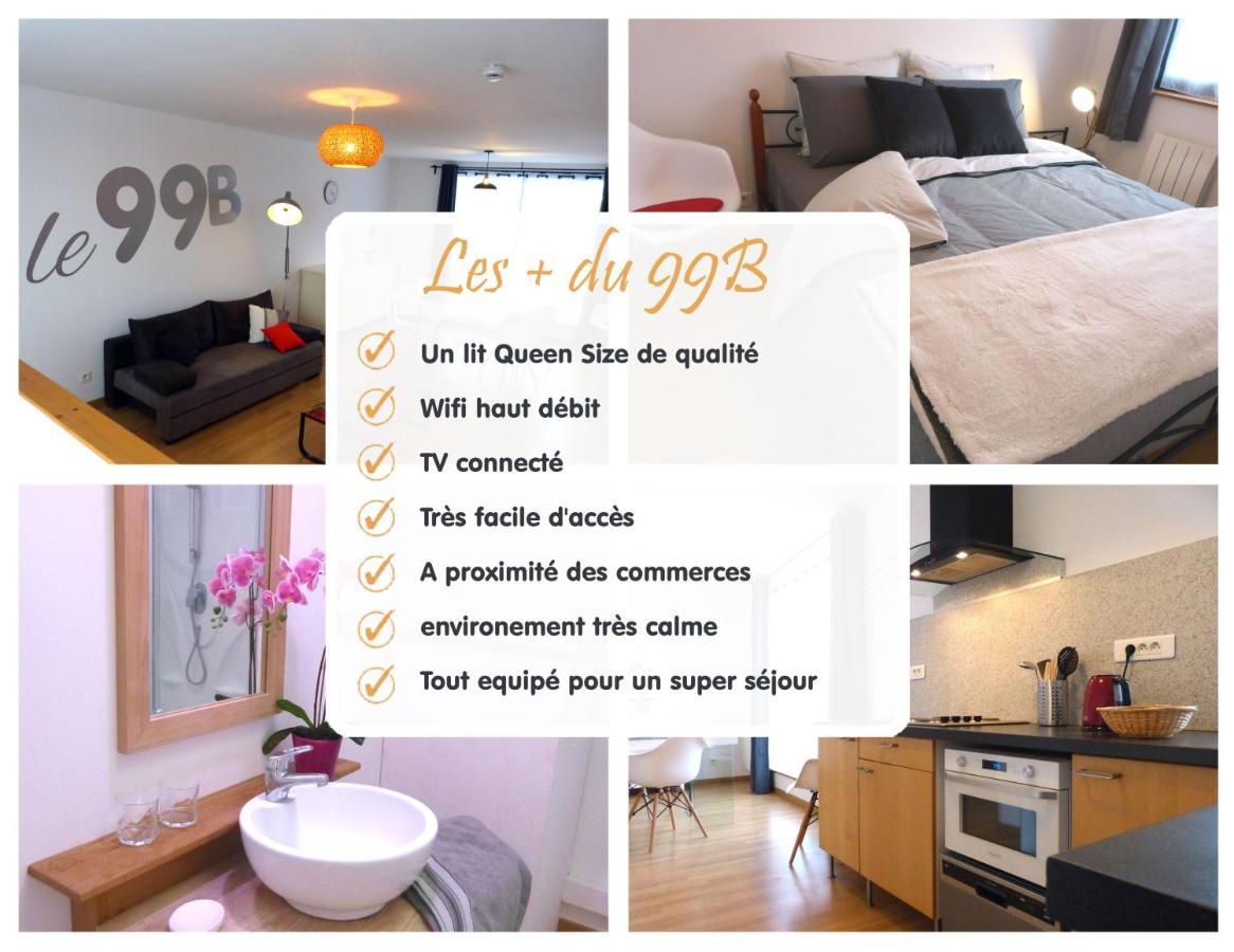Le 99B Modern Apartment Queen Size Bed Connected Tv Hallennes-lez-Haubourdin エクステリア 写真